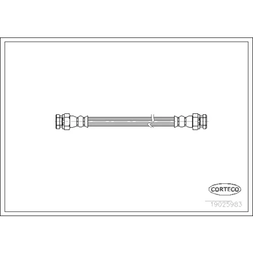 Brzdová hadica 19025983 /Corteco/