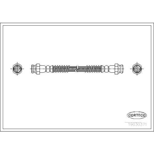 Brzdová hadica 19030371 /Corteco/