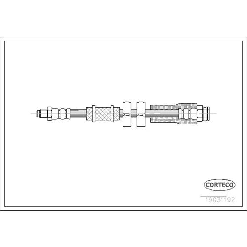 Brzdová hadica CORTECO 19031192