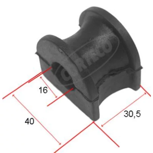 Uloženie priečneho stabilizátora CORTECO 21652984