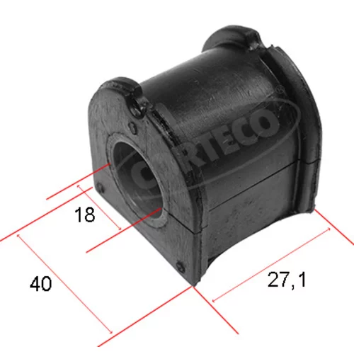 Uloženie priečneho stabilizátora CORTECO 80000474