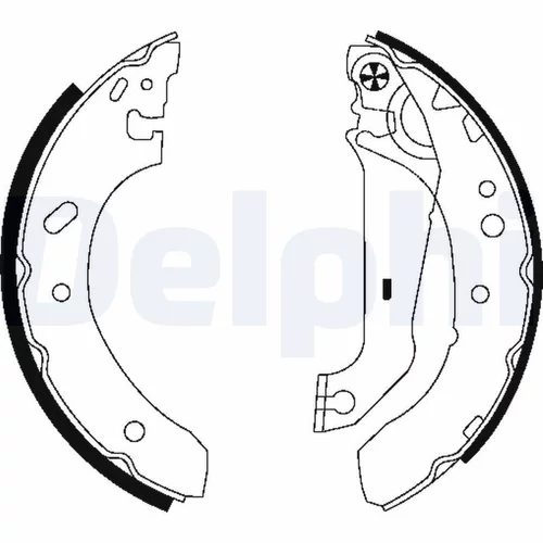 Sada brzdových čeľustí DELPHI LS1783