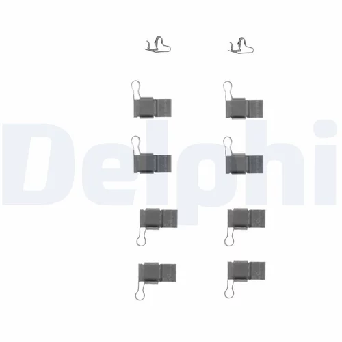 Sada príslušenstva obloženia kotúčovej brzdy DELPHI LX0244