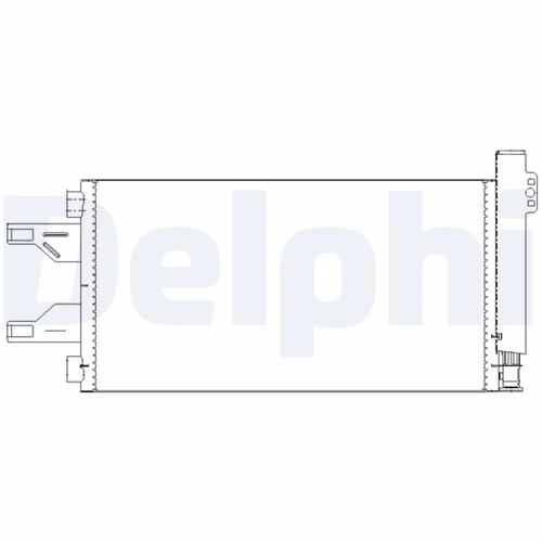 Kondenzátor klimatizácie DELPHI TSP0225676