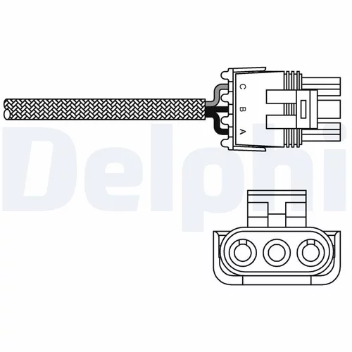 Lambda sonda DELPHI ES10969-12B1 - obr. 1