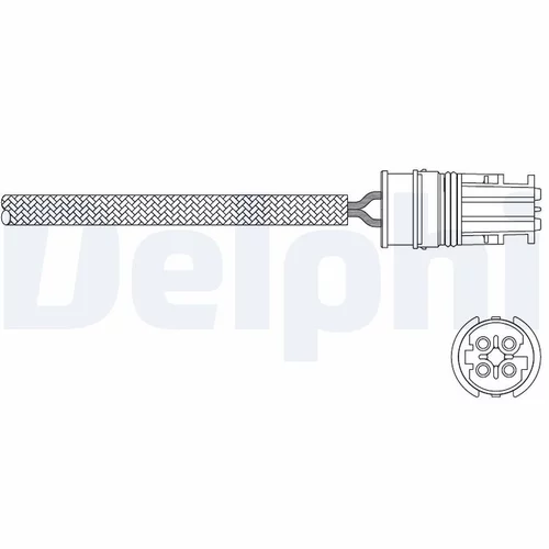 Lambda sonda DELPHI ES11060-12B1 - obr. 1