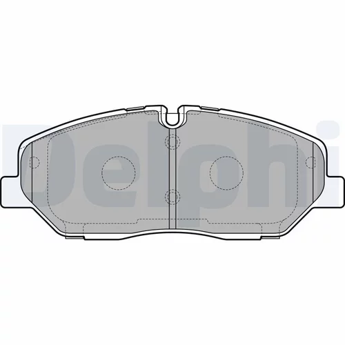 Sada brzdových platničiek kotúčovej brzdy DELPHI LP3294