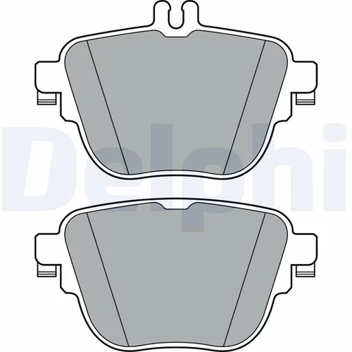 Sada brzdových platničiek kotúčovej brzdy DELPHI LP3359
