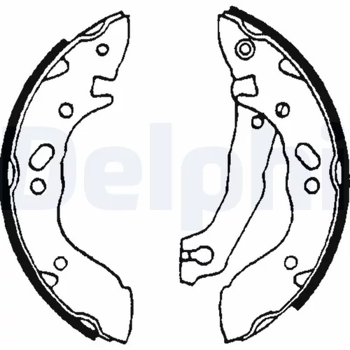 Sada brzdových čeľustí DELPHI LS1609 - obr. 1