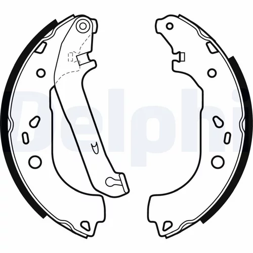 Sada brzdových čeľustí DELPHI LS1983 - obr. 1