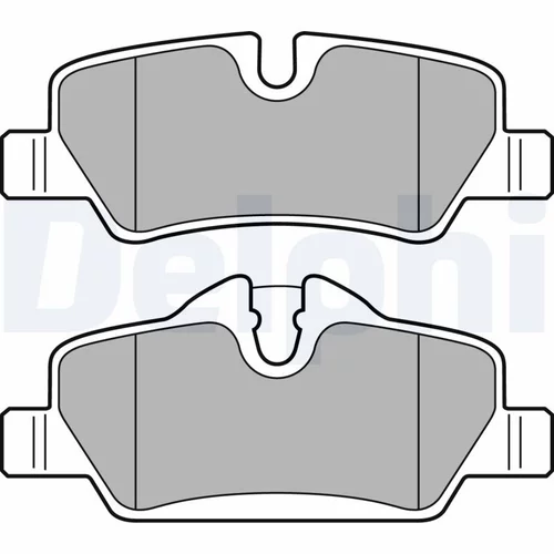 Sada brzdových platničiek kotúčovej brzdy DELPHI LP2762