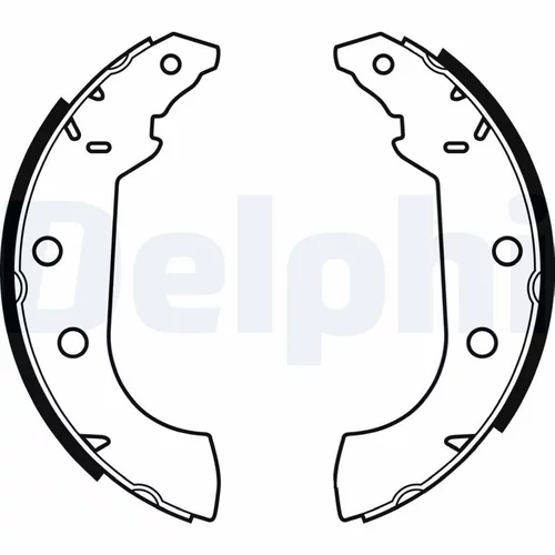 Sada brzdových čeľustí DELPHI LS1347 - obr. 1