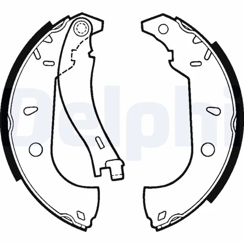 Sada brzdových čeľustí DELPHI LS1379 - obr. 1
