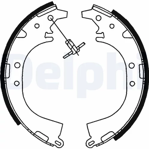 Sada brzdových čeľustí DELPHI LS1745 - obr. 1