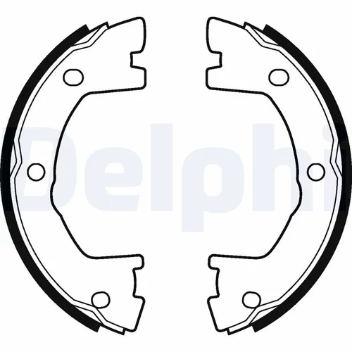 Sada brzdových čeľustí DELPHI LS2115 - obr. 1