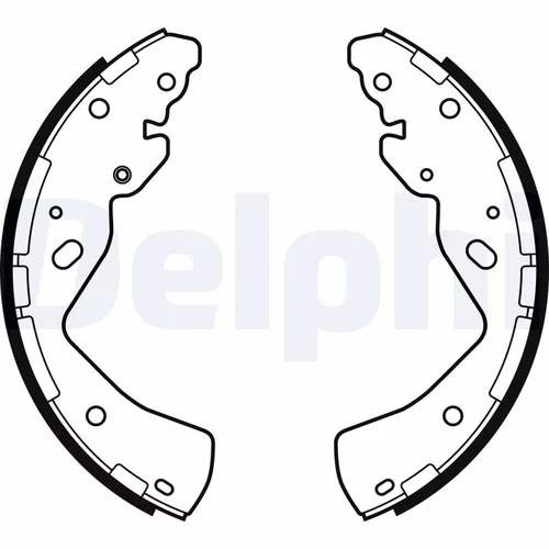 Sada brzdových čeľustí DELPHI LS2143 - obr. 1