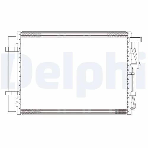 Kondenzátor klimatizácie DELPHI CF20303