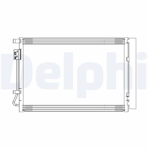 Kondenzátor klimatizácie DELPHI CF20314