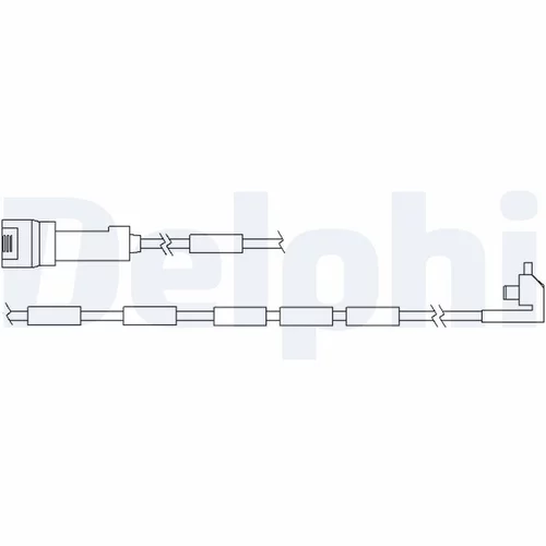 Výstražný kontakt opotrebenia brzdového obloženia DELPHI LZ0107