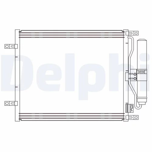 Kondenzátor klimatizácie DELPHI CF20245