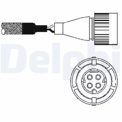 Lambda sonda ES10254-12B1 /DELPHI/