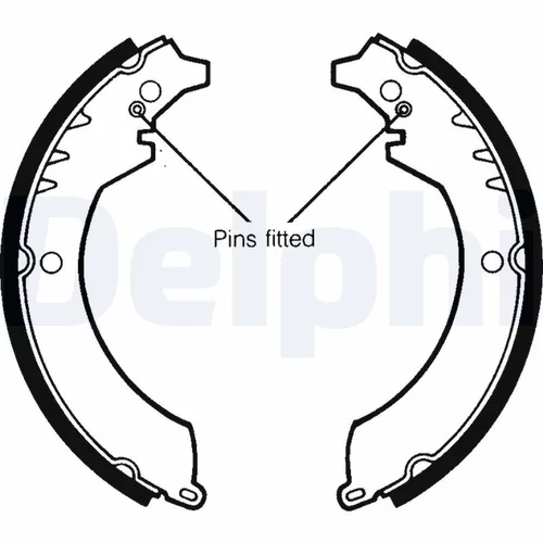 Sada brzdových čeľustí DELPHI LS1359 - obr. 1