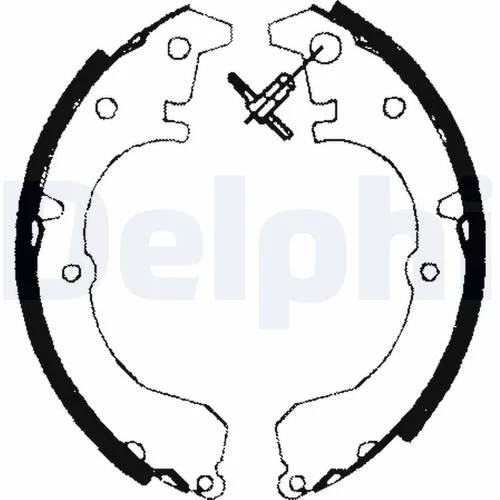 Sada brzdových čeľustí DELPHI LS1602 - obr. 1