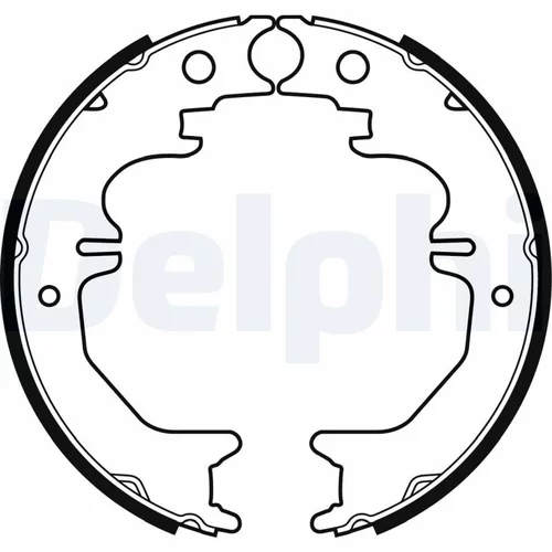 Sada brzd. čeľustí parkov. brzdy DELPHI LS2053