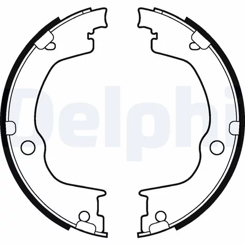 Sada brzd. čeľustí parkov. brzdy DELPHI LS2106