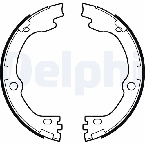 Sada brzd. čeľustí parkov. brzdy DELPHI LS2119