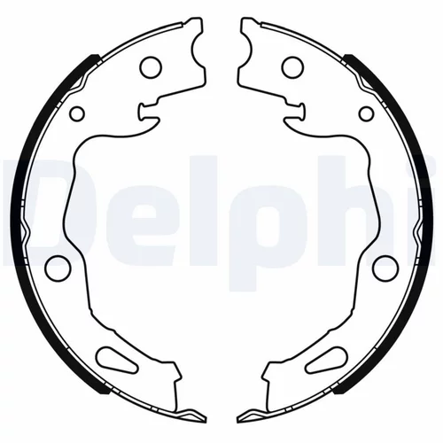 Sada brzdových čeľustí DELPHI LS2186 - obr. 1