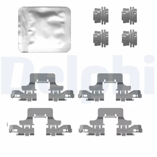 Sada príslušenstva obloženia kotúčovej brzdy DELPHI LX0776