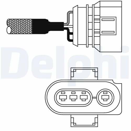 Lambda sonda ES10979-12B1 /DELPHI/ - obr. 1