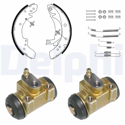 Sada brzdových čeľustí DELPHI KP901 - obr. 1