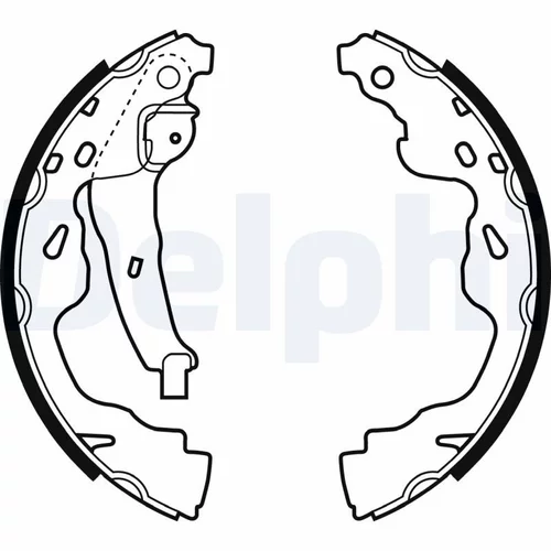 Sada brzdových čeľustí DELPHI LS1961 - obr. 1