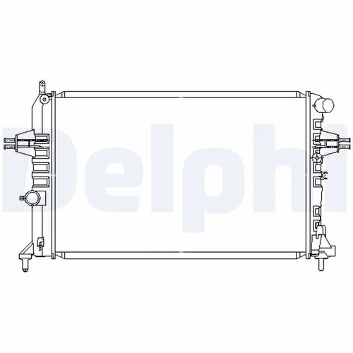 Chladič motora DELPHI TSP0524059