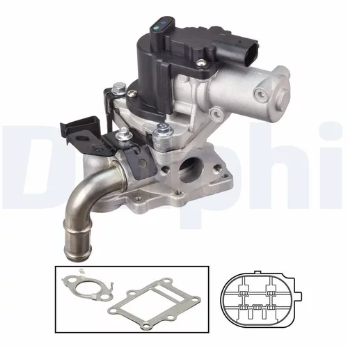 EGR ventil DELPHI EG10613-12B1