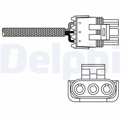 Lambda sonda DELPHI ES10990-12B1 - obr. 1