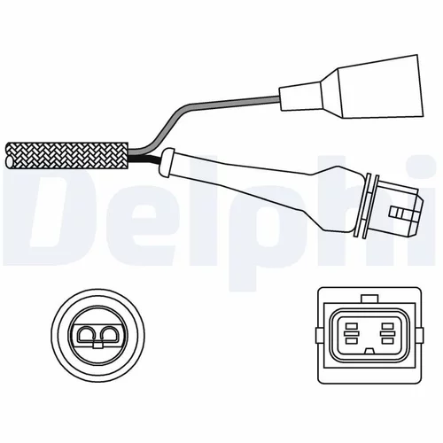 Lambda sonda DELPHI ES11000-12B1 - obr. 1