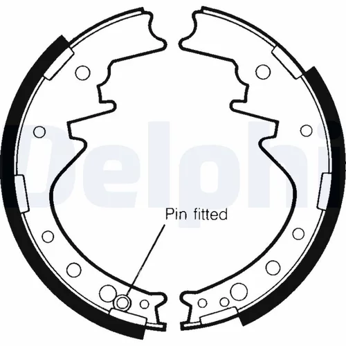 Sada brzdových čeľustí DELPHI LS1335 - obr. 1