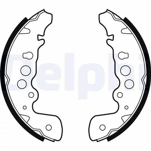 Sada brzdových čeľustí DELPHI LS1882 - obr. 1