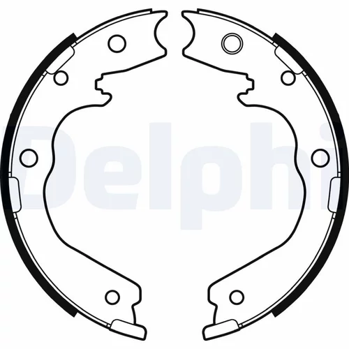 Sada brzdových čeľustí DELPHI LS2137 - obr. 1