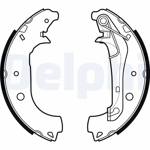 Sada brzdových čeľustí DELPHI LS2157 - obr. 1