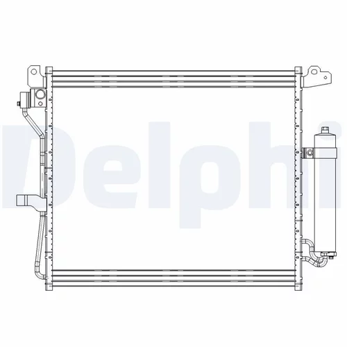 Kondenzátor klimatizácie DELPHI CF20228