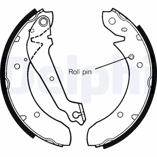 Sada brzdových čeľustí DELPHI LS1244 - obr. 1