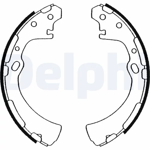 Sada brzdových čeľustí DELPHI LS1505 - obr. 1