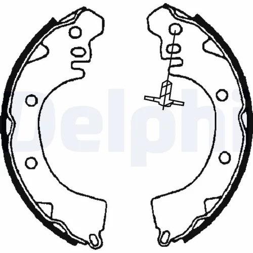 Sada brzdových čeľustí DELPHI LS1705 - obr. 1