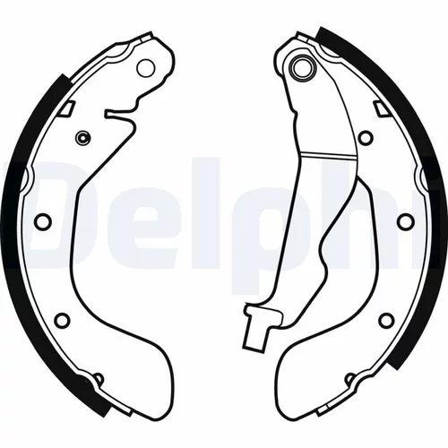 Sada brzdových čeľustí DELPHI LS1969 - obr. 1