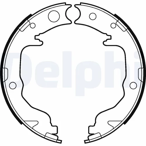 Sada brzd. čeľustí parkov. brzdy DELPHI LS2026