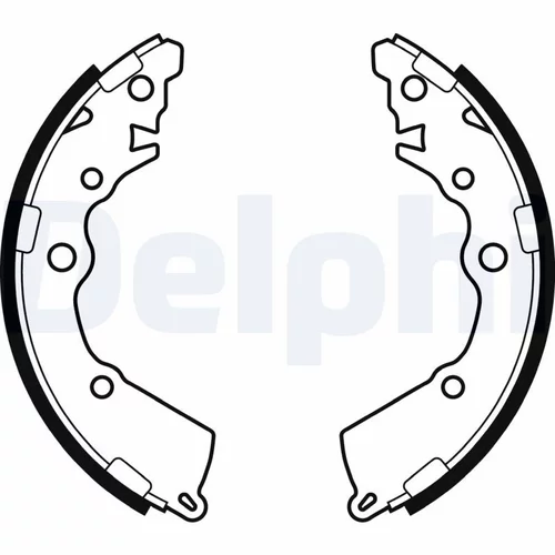 Sada brzdových čeľustí DELPHI LS2068